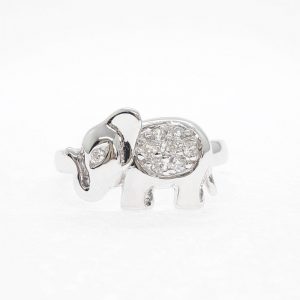 Fancy cz ring แหวนเพชรสวิส เพชรcz แหวนแฟนซี โรงงานผลิตเครื่องประดับเพชรสังเคราะห์ FF127